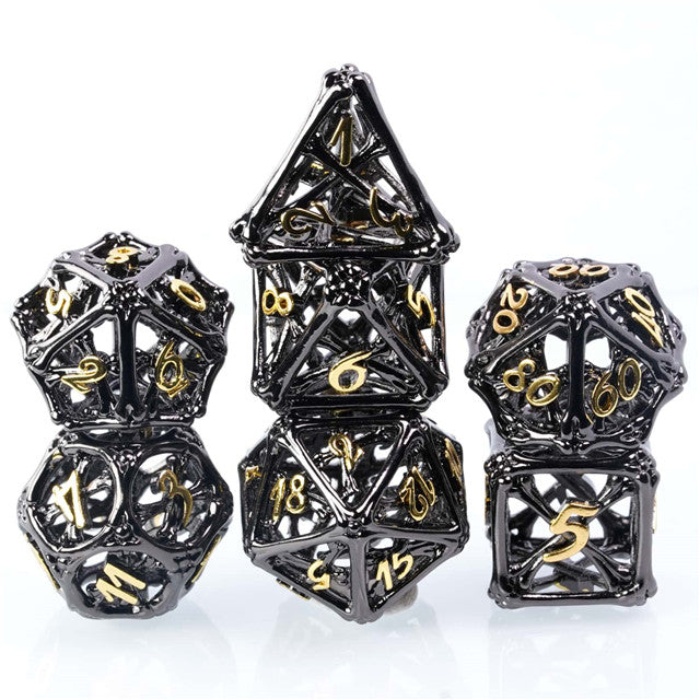 Udixi Skull Hollow Metal Dice Set | Gear Gaming Fayetteville