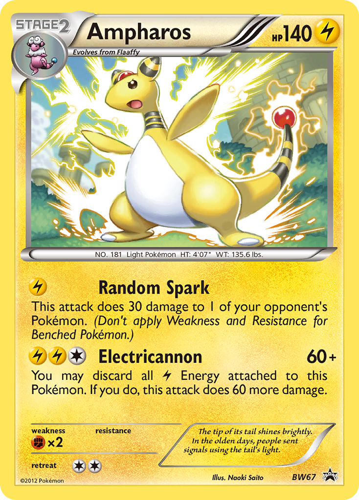 Ampharos (BW67) [Black & White: Black Star Promos] | Gear Gaming Fayetteville