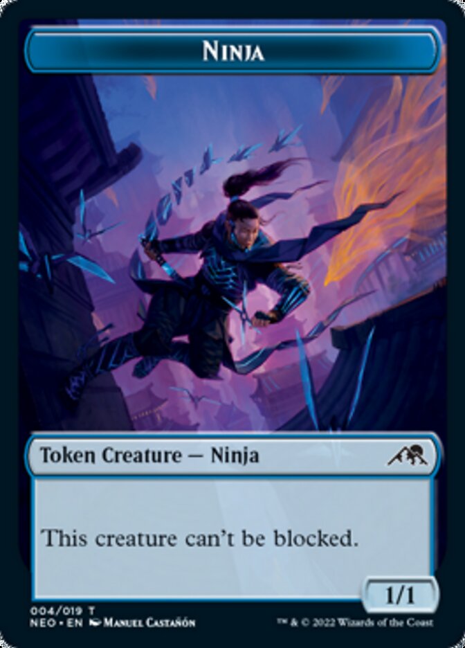 Ninja Token [Kamigawa: Neon Dynasty Tokens] | Gear Gaming Fayetteville