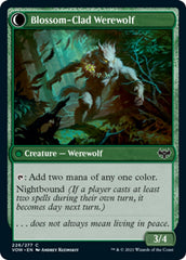 Weaver of Blossoms // Blossom-Clad Werewolf [Innistrad: Crimson Vow] | Gear Gaming Fayetteville