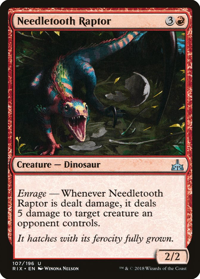 Needletooth Raptor [Rivals of Ixalan] | Gear Gaming Fayetteville