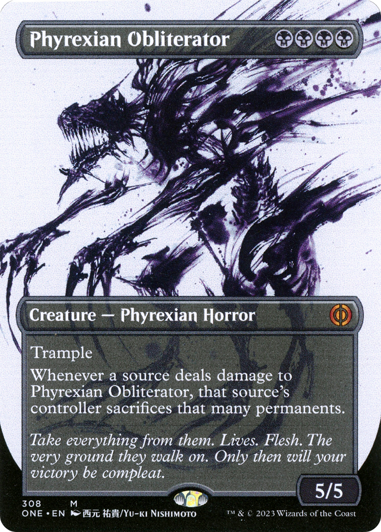 Phyrexian Obliterator (Borderless Ichor) [Phyrexia: All Will Be One] | Gear Gaming Fayetteville