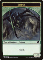 Saproling // Spider Double-Sided Token [Commander 2015 Tokens] | Gear Gaming Fayetteville