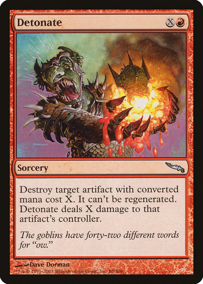 Detonate [Mirrodin] | Gear Gaming Fayetteville