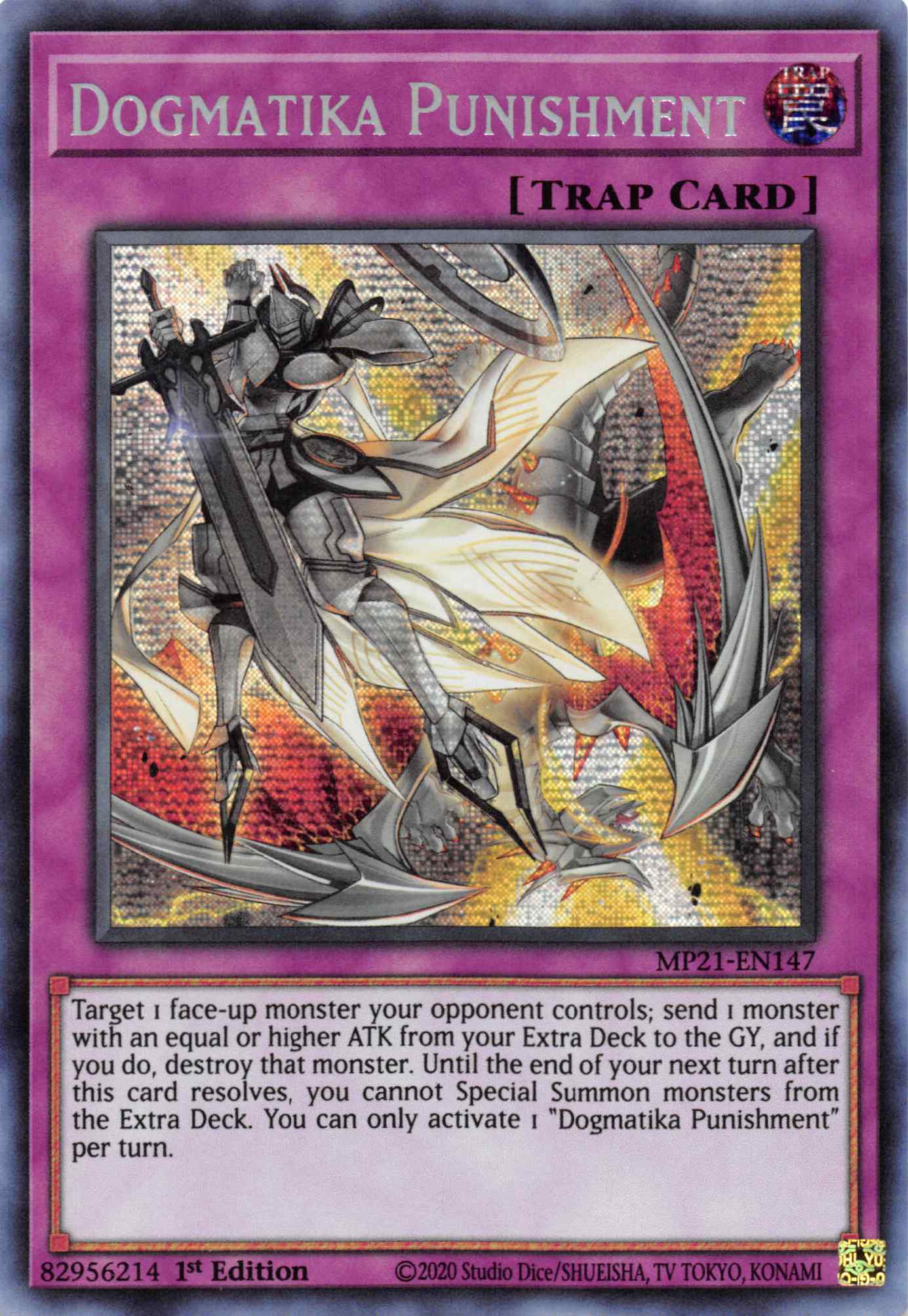 Dogmatika Punishment [MP21-EN147] Prismatic Secret Rare | Gear Gaming Fayetteville