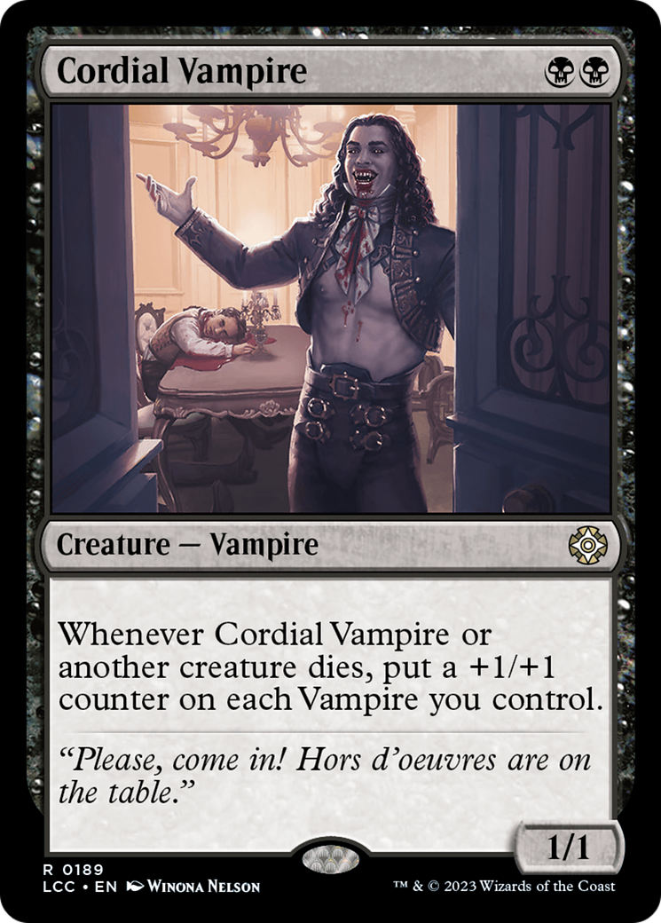 Cordial Vampire [The Lost Caverns of Ixalan Commander] | Gear Gaming Fayetteville