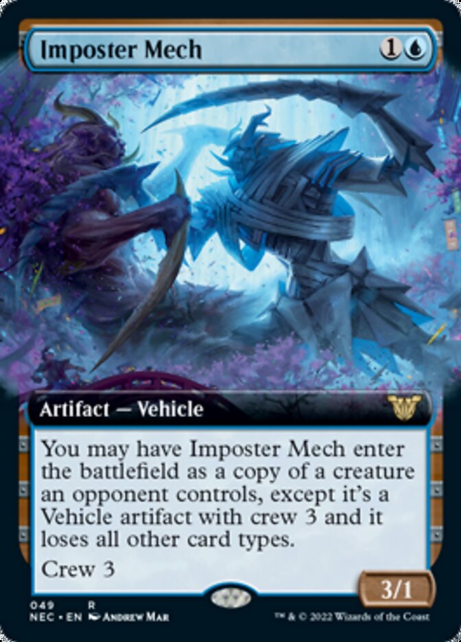 Imposter Mech (Extended Art) [Kamigawa: Neon Dynasty Commander] | Gear Gaming Fayetteville