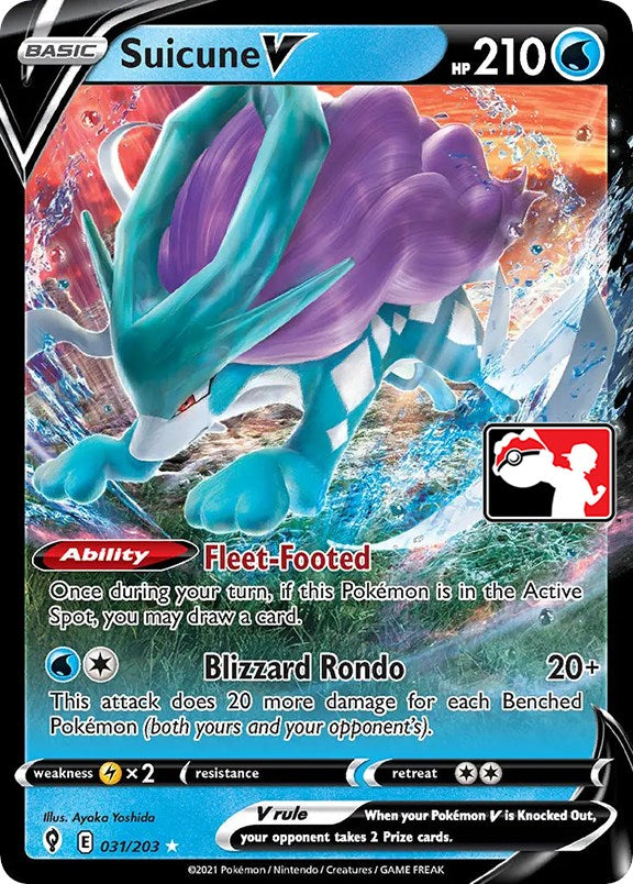 Suicune V (031/203) [Prize Pack Series One] | Gear Gaming Fayetteville