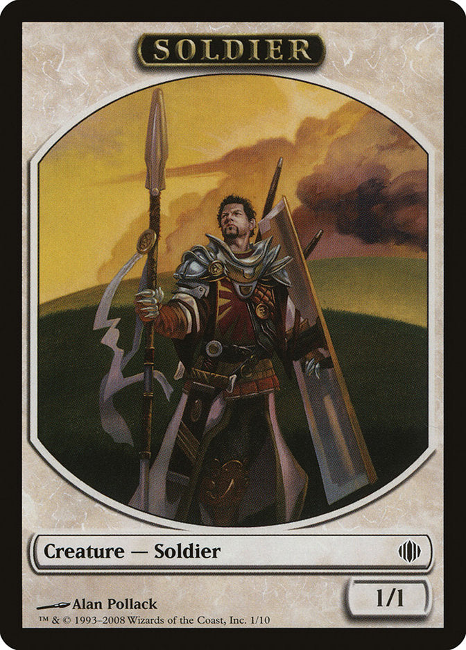 Soldier Token [Shards of Alara Tokens] | Gear Gaming Fayetteville