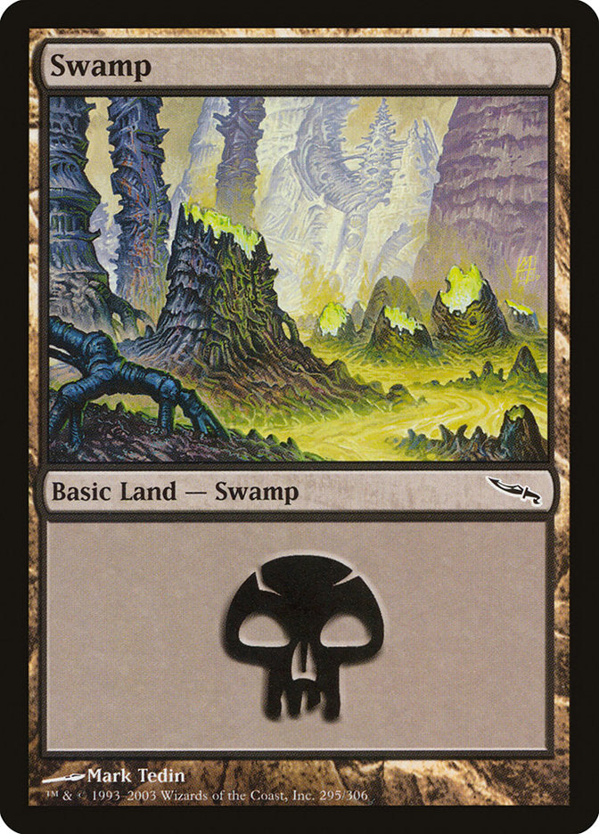 Swamp (295) [Mirrodin] | Gear Gaming Fayetteville