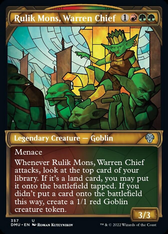 Rulik Mons, Warren Chief (Showcase) [Dominaria United] | Gear Gaming Fayetteville