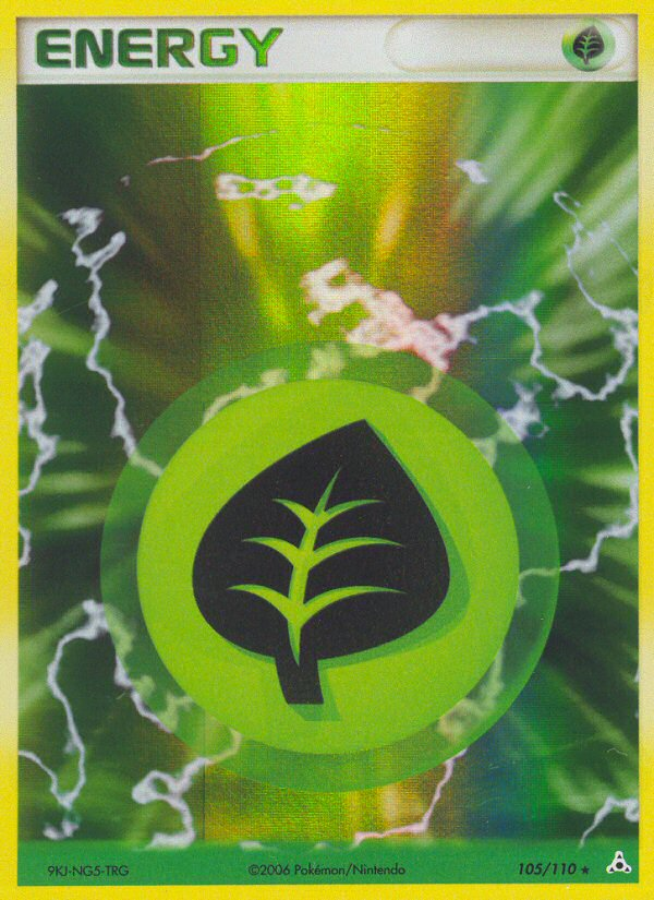 Grass Energy (105/110) [EX: Holon Phantoms] | Gear Gaming Fayetteville