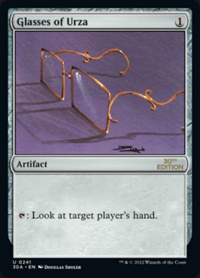 Glasses of Urza [30th Anniversary Edition] | Gear Gaming Fayetteville