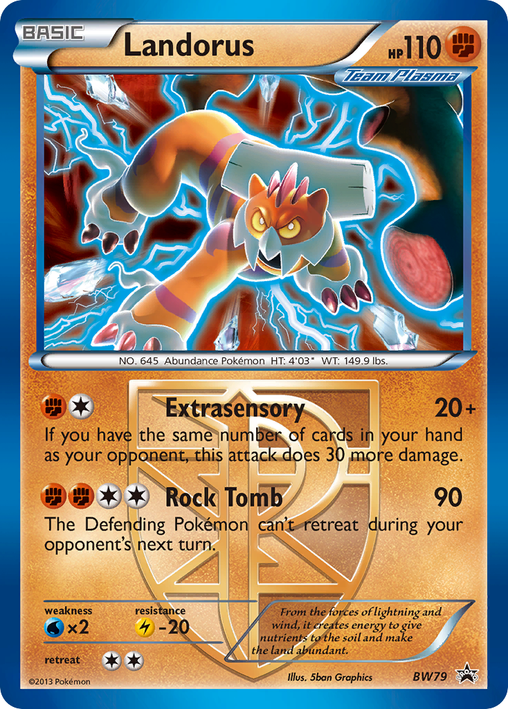 Landorus (BW79) (Team Plasma) [Black & White: Black Star Promos] | Gear Gaming Fayetteville