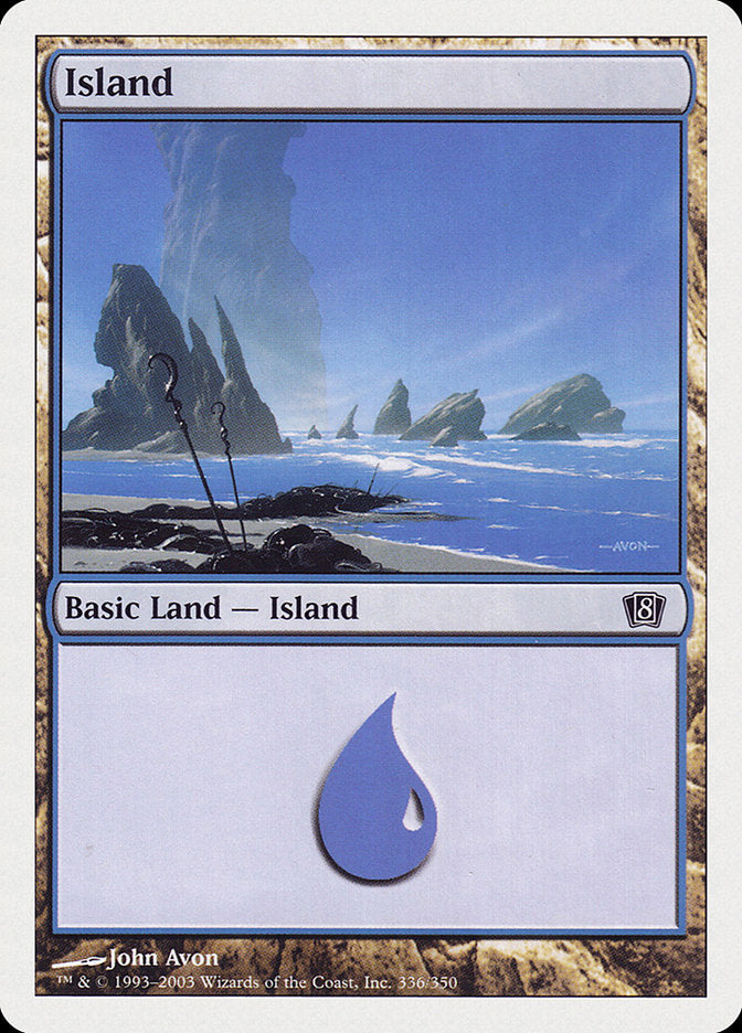 Island (336) [Eighth Edition] | Gear Gaming Fayetteville