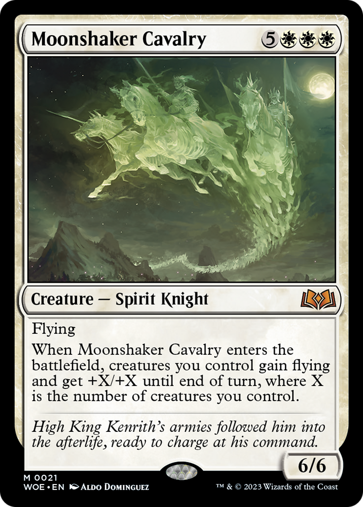 Moonshaker Cavalry [Wilds of Eldraine] | Gear Gaming Fayetteville