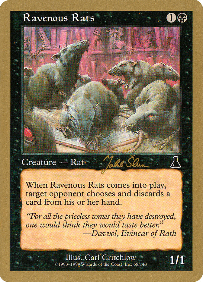 Ravenous Rats (Jakub Slemr) [World Championship Decks 1999] | Gear Gaming Fayetteville