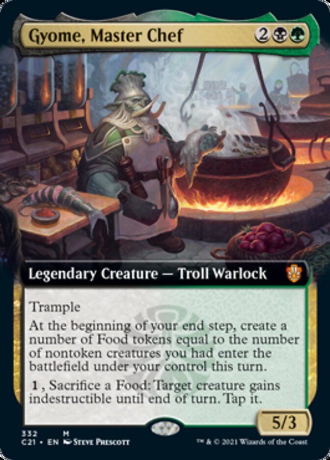 Gyome, Master Chef (Extended Art) [Commander 2021] | Gear Gaming Fayetteville