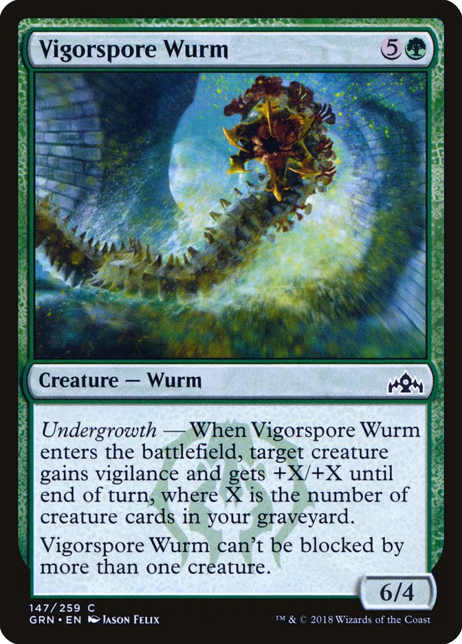 Vigorspore Wurm [Guilds of Ravnica] | Gear Gaming Fayetteville