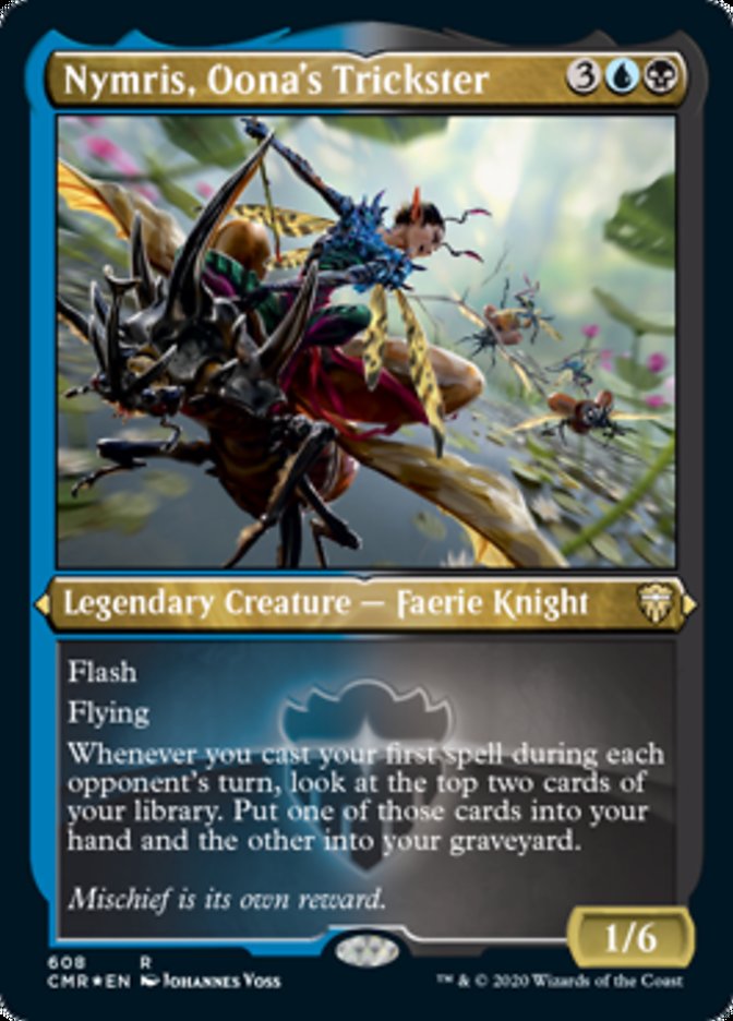 Nymris, Oona's Trickster (Etched) [Commander Legends] | Gear Gaming Fayetteville