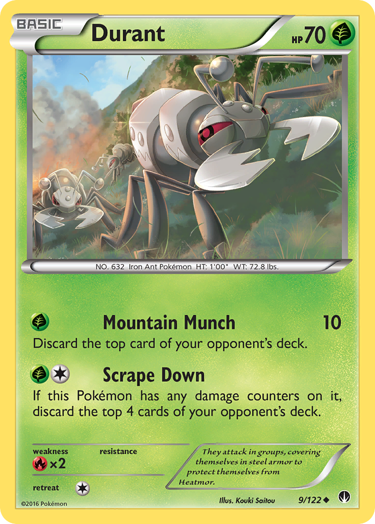 Durant (9/122) [XY: BREAKpoint] | Gear Gaming Fayetteville