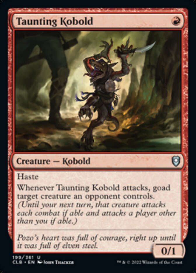 Taunting Kobold [Commander Legends: Battle for Baldur's Gate] | Gear Gaming Fayetteville
