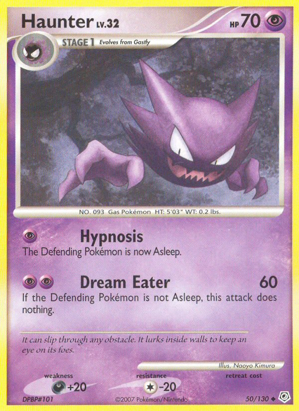 Haunter (50/130) [Diamond & Pearl: Base Set] | Gear Gaming Fayetteville