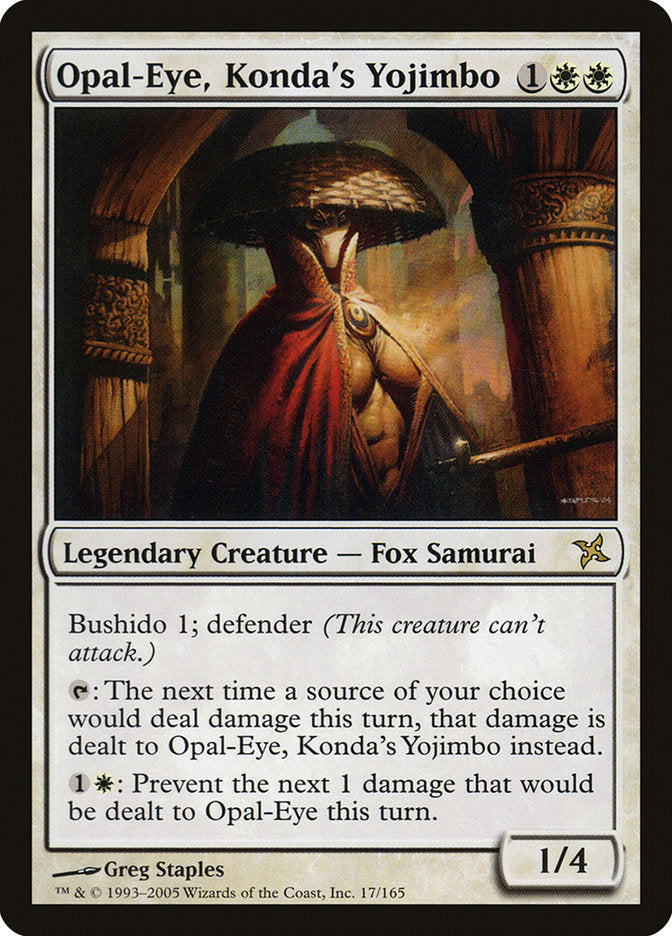 Opal-Eye, Konda's Yojimbo [Betrayers of Kamigawa] | Gear Gaming Fayetteville