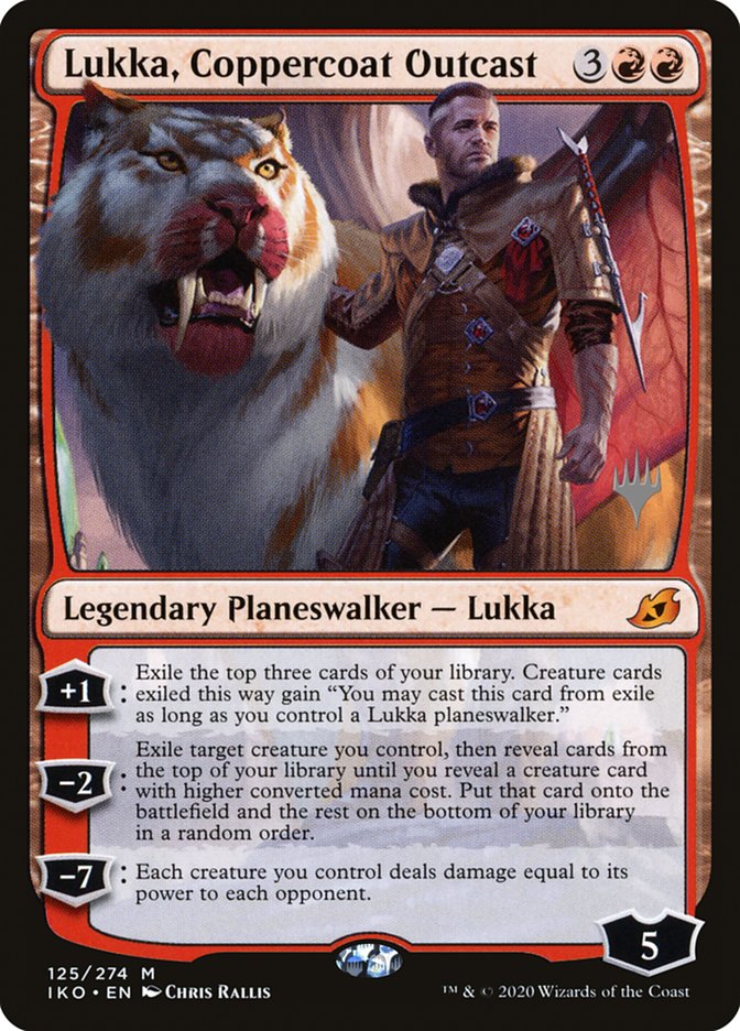 Lukka, Coppercoat Outcast (Promo Pack) [Ikoria: Lair of Behemoths Promos] | Gear Gaming Fayetteville