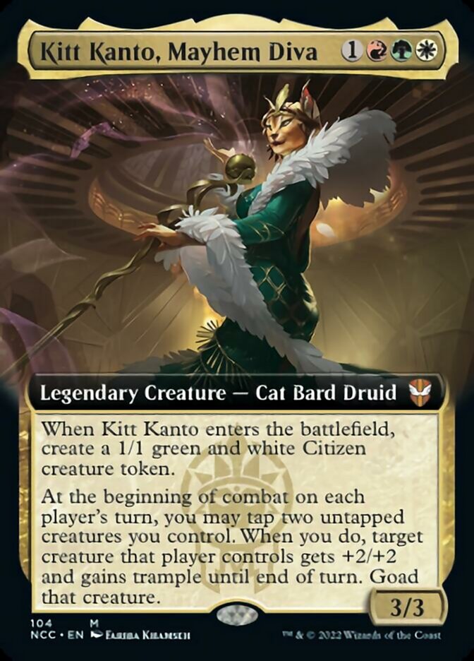 Kitt Kanto, Mayhem Diva (Extended Art) [Streets of New Capenna Commander] | Gear Gaming Fayetteville