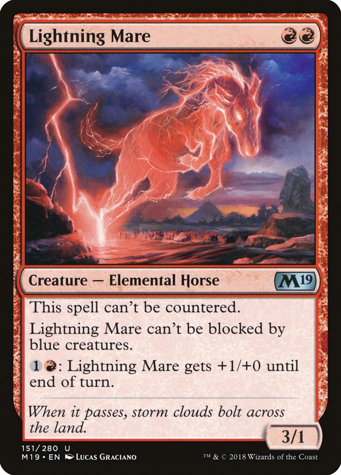 Lightning Mare [Core Set 2019] | Gear Gaming Fayetteville