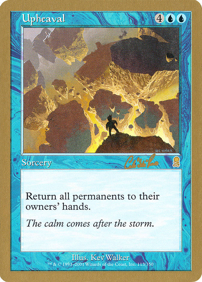 Upheaval (Carlos Romao) [World Championship Decks 2002] | Gear Gaming Fayetteville