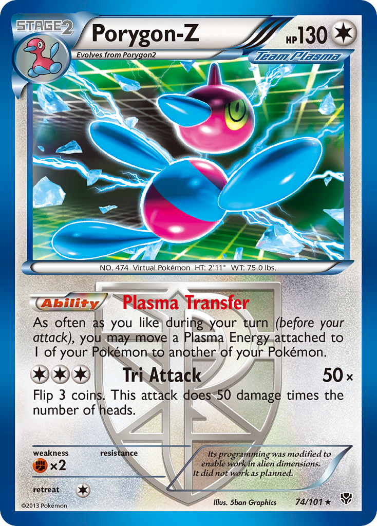 Porygon-Z (74/101) [Black & White: Plasma Blast] | Gear Gaming Fayetteville