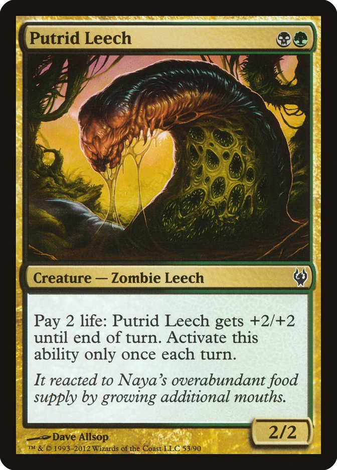 Putrid Leech [Duel Decks: Izzet vs. Golgari] | Gear Gaming Fayetteville