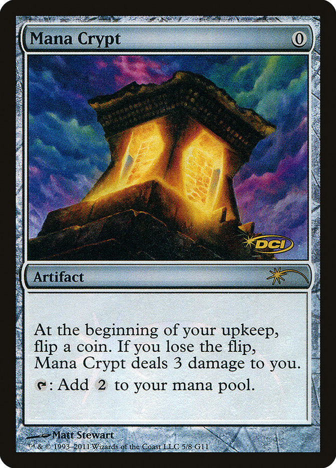 Mana Crypt [Judge Gift Cards 2011] | Gear Gaming Fayetteville