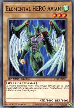 Elemental HERO Avian [SGX1-ENA01] Common | Gear Gaming Fayetteville
