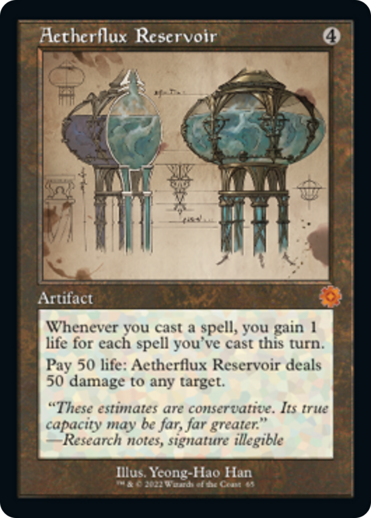 Aetherflux Reservoir (Retro Schematic) [The Brothers' War Retro Artifacts] | Gear Gaming Fayetteville