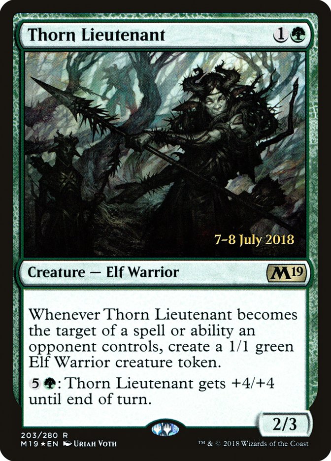 Thorn Lieutenant [Core Set 2019 Prerelease Promos] | Gear Gaming Fayetteville