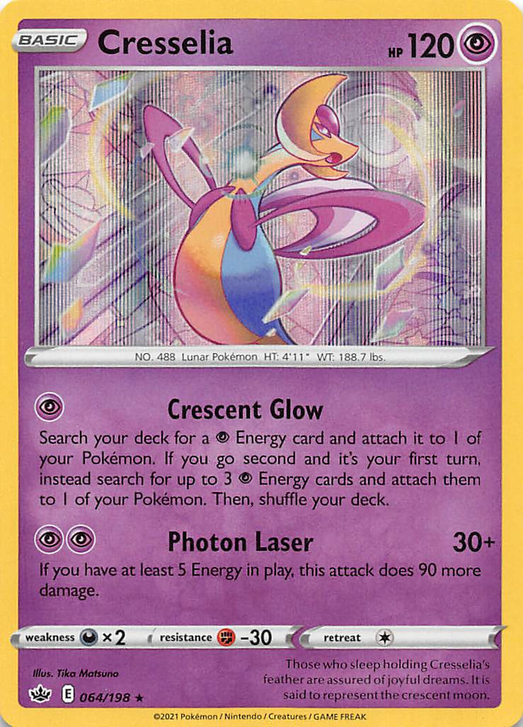 Cresselia (064/198) [Sword & Shield: Chilling Reign] | Gear Gaming Fayetteville