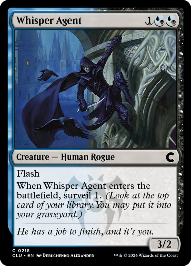 Whisper Agent [Ravnica: Clue Edition] | Gear Gaming Fayetteville