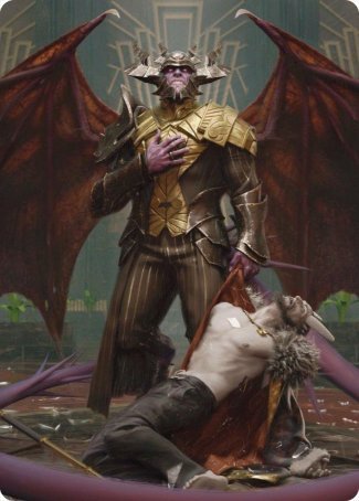 Ob Nixilis, the Adversary 1 Art Card [Streets of New Capenna Art Series] | Gear Gaming Fayetteville