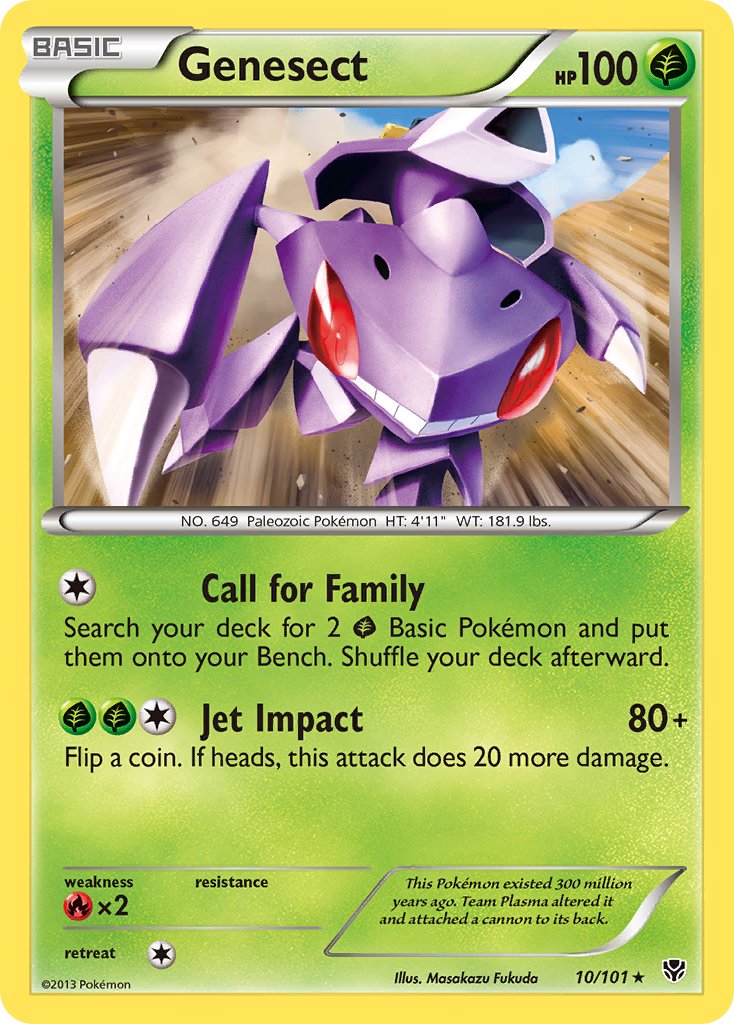 Genesect (10/101) (Theme Deck Exclusive) [Black & White: Plasma Blast] | Gear Gaming Fayetteville