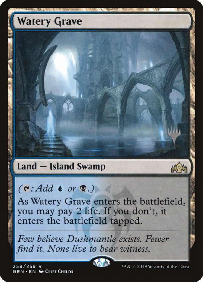Watery Grave (Promo Pack) [Guilds of Ravnica Promos] | Gear Gaming Fayetteville