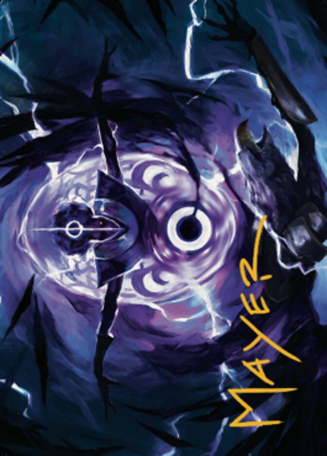 Rona's Vortex Art Card (Gold-Stamped Signature) [Dominaria United Art Series] | Gear Gaming Fayetteville