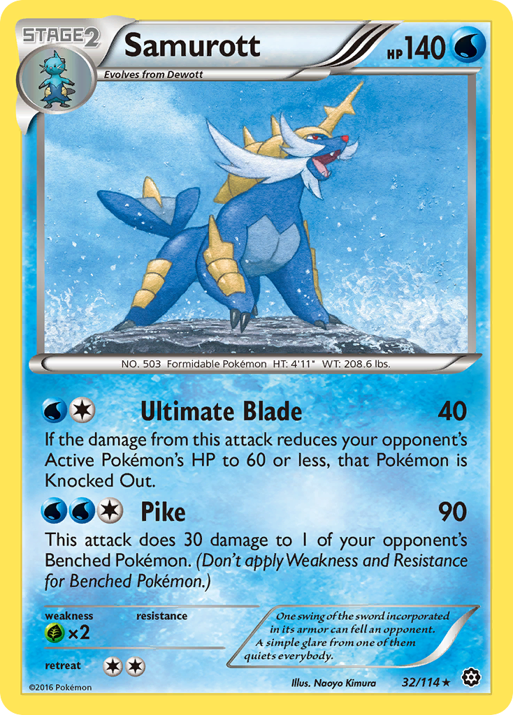 Samurott (32/114) [XY: Steam Siege] | Gear Gaming Fayetteville