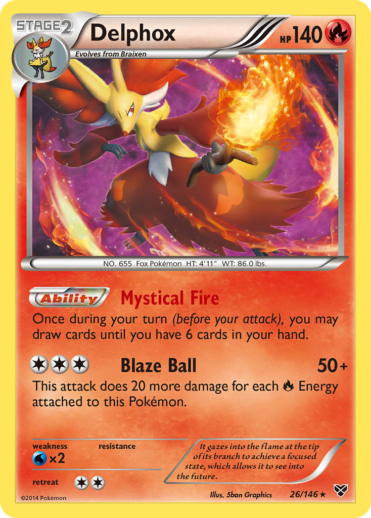 Delphox (26/146) [XY: Base Set] | Gear Gaming Fayetteville