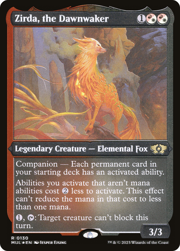 Zirda, the Dawnwaker (Foil Etched) [Multiverse Legends] | Gear Gaming Fayetteville