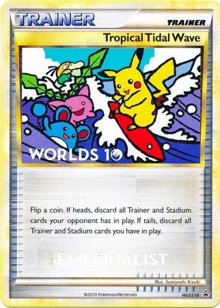 Tropical Tidal Wave (HGSS18) (Semi Finalist) [HeartGold & SoulSilver: Black Star Promos] | Gear Gaming Fayetteville