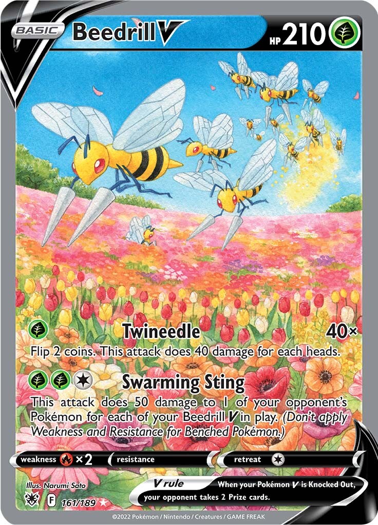 Beedrill V (161/189) [Sword & Shield: Astral Radiance] | Gear Gaming Fayetteville