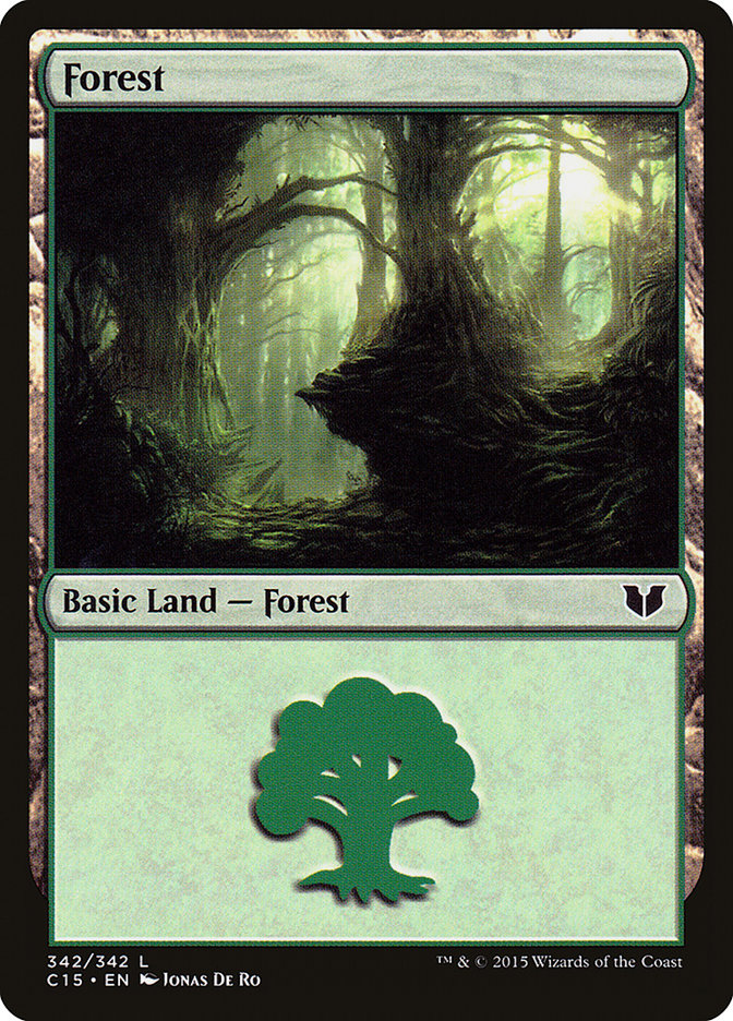 Forest (342) [Commander 2015] | Gear Gaming Fayetteville